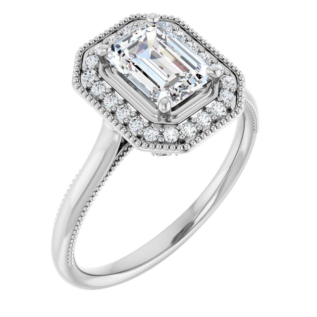 Halo-Style Engagement Ring