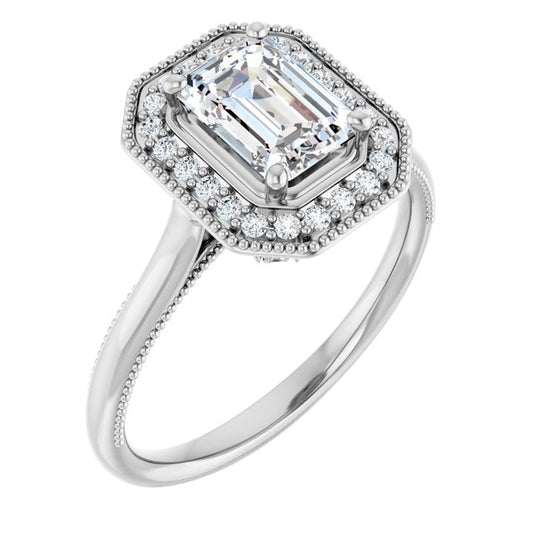 Halo-Style Engagement Ring