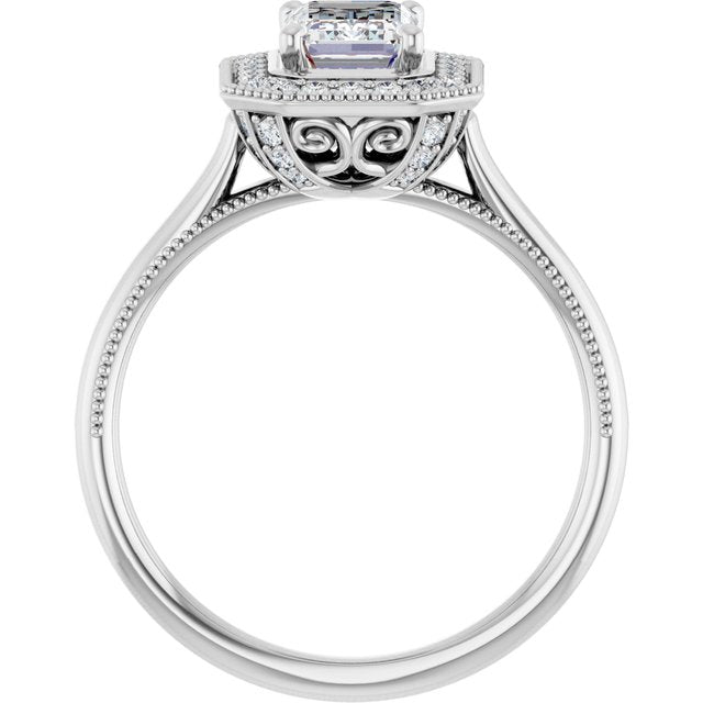 Halo-Style Engagement Ring