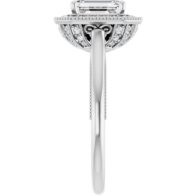 Halo-Style Engagement Ring