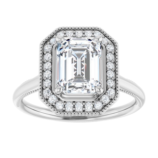 Halo-Style Engagement Ring