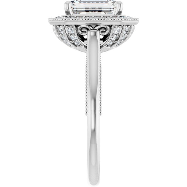Halo-Style Engagement Ring