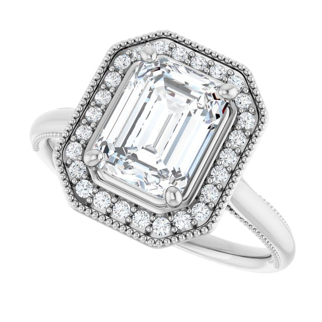 Halo-Style Engagement Ring