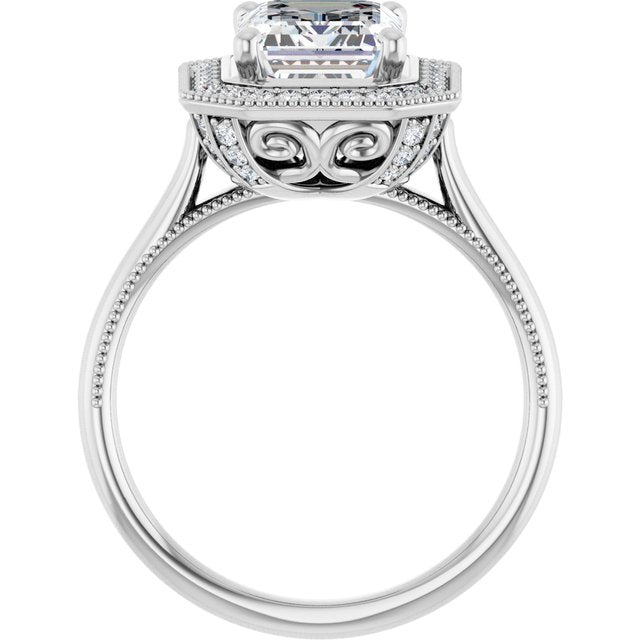 Halo-Style Engagement Ring