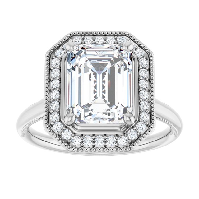 Halo-Style Engagement Ring