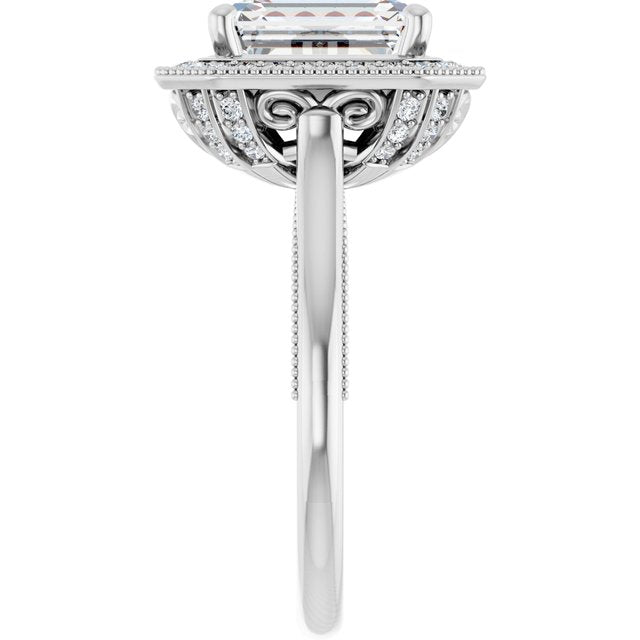 Halo-Style Engagement Ring
