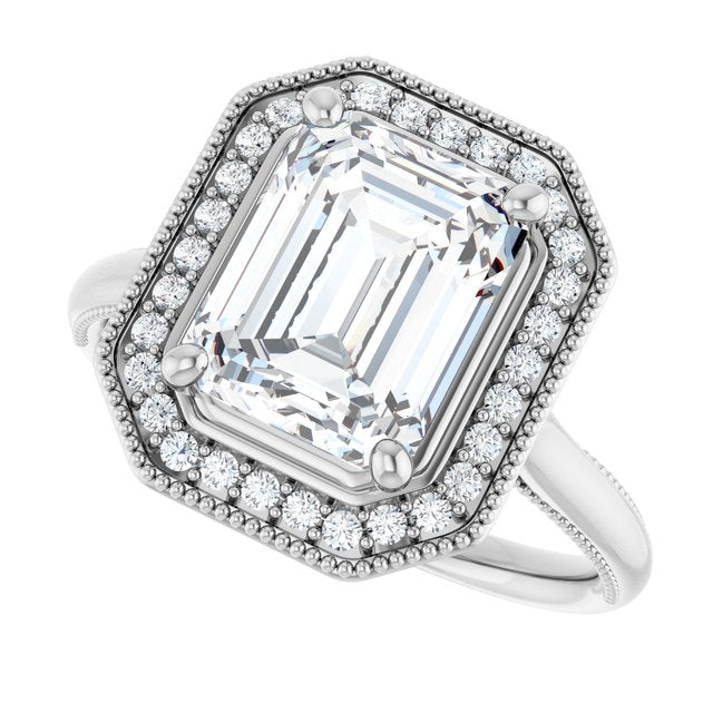 Halo-Style Engagement Ring