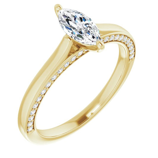 Accented Engagement Ring