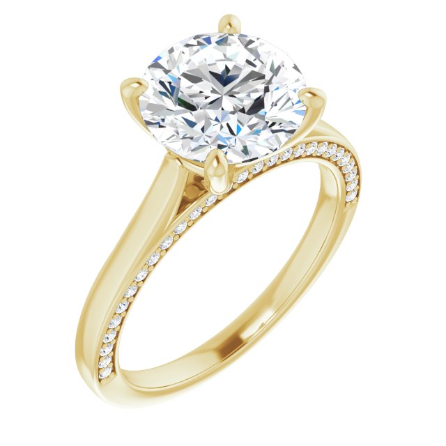 Accented Engagement Ring