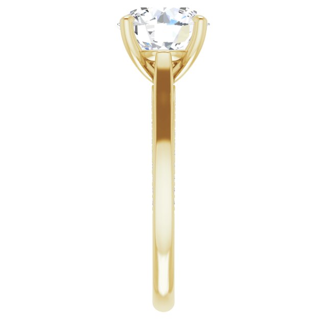 Accented Engagement Ring