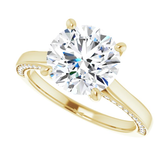 Accented Engagement Ring