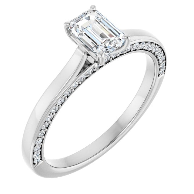 Accented Engagement Ring