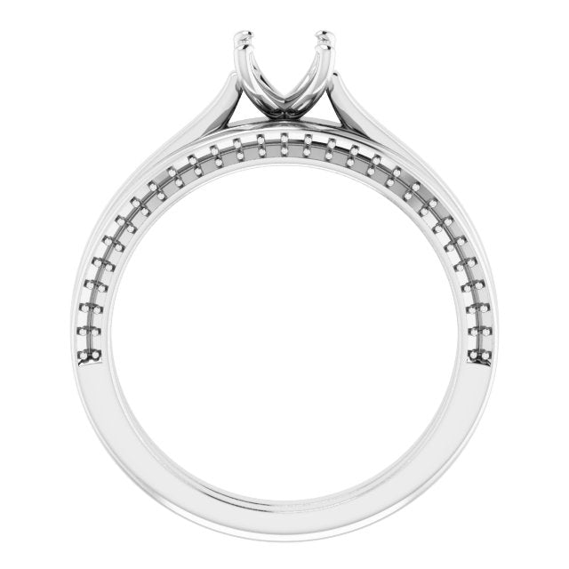 Accented Engagement Ring