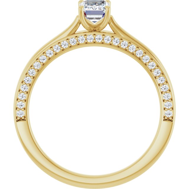 Accented Engagement Ring