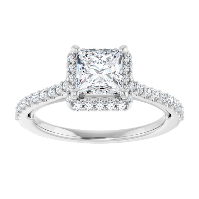 Halo-Style Engagement Ring