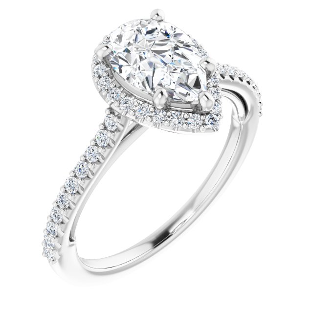 Halo-Style Engagement Ring