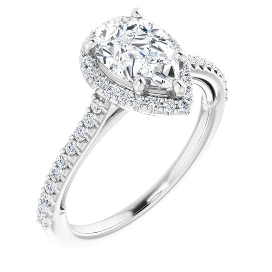 Halo-Style Engagement Ring