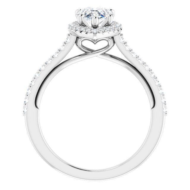 Halo-Style Engagement Ring