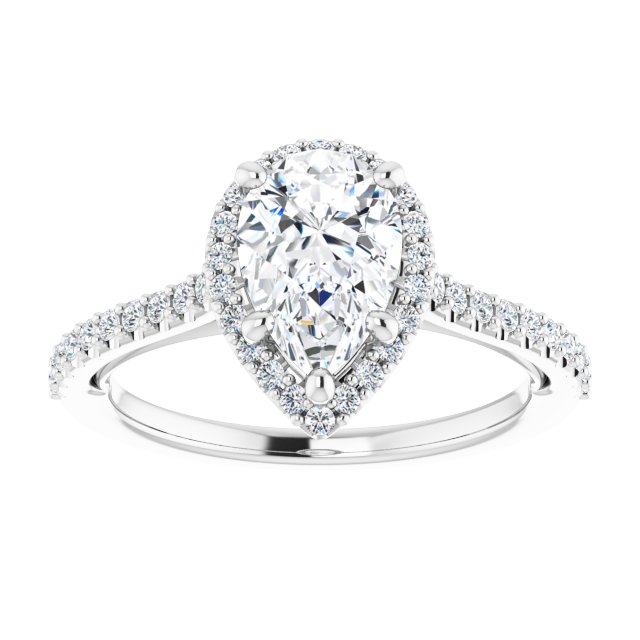 Halo-Style Engagement Ring