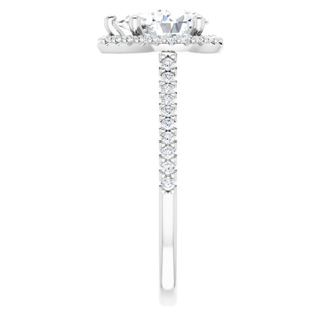 Halo-Style Engagement Ring