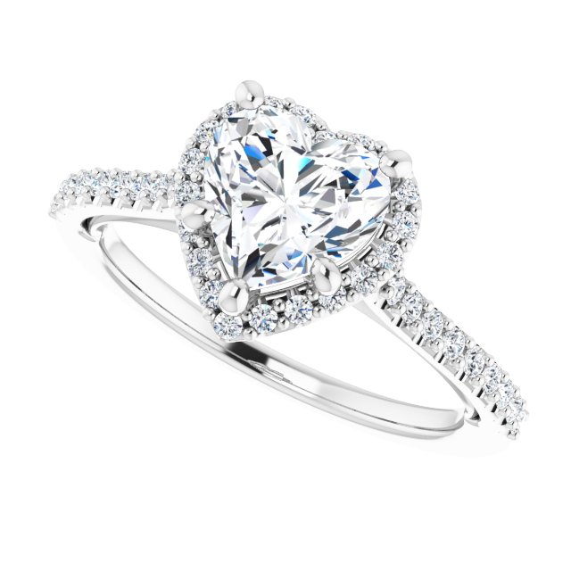 Halo-Style Engagement Ring