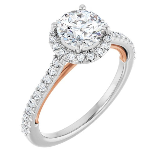 Halo-Style Engagement Ring