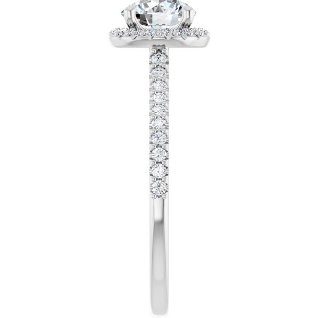 Halo-Style Engagement Ring