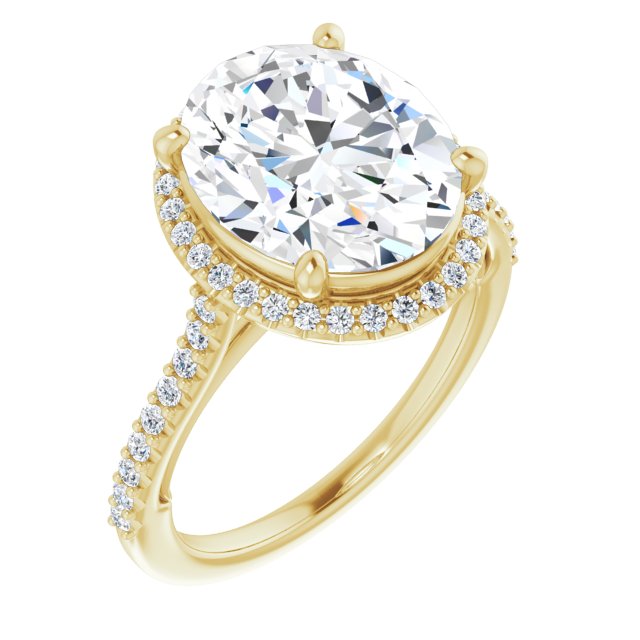 Halo-Style Engagement Ring