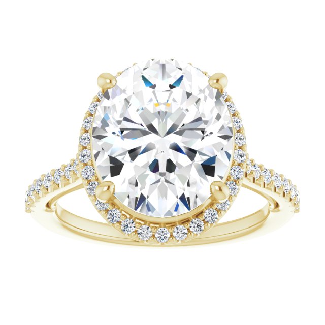 Halo-Style Engagement Ring