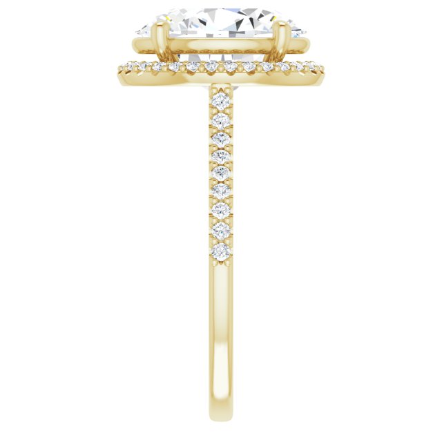 Halo-Style Engagement Ring