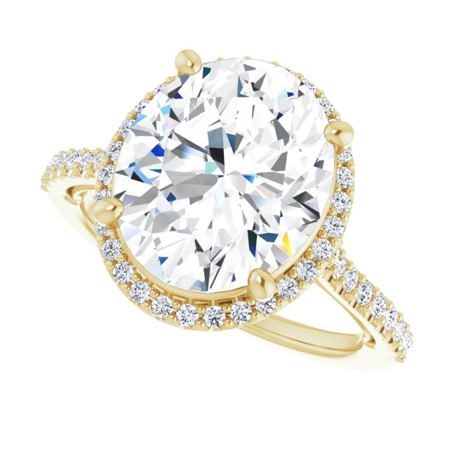 Halo-Style Engagement Ring