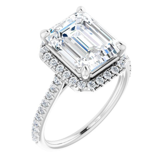 Halo-Style Engagement Ring
