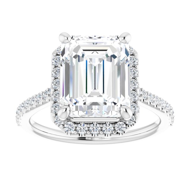 Halo-Style Engagement Ring