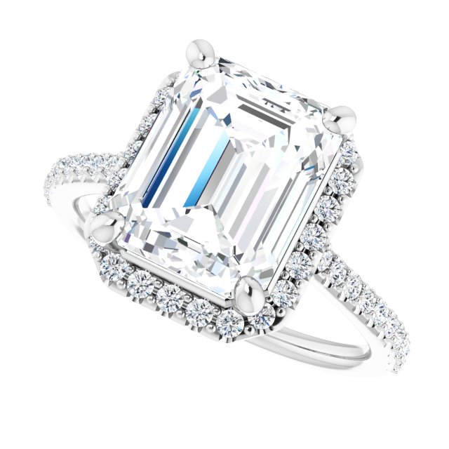 Halo-Style Engagement Ring
