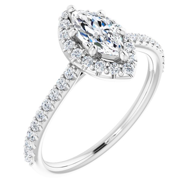 Halo-Style Engagement Ring
