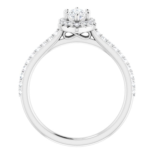 Halo-Style Engagement Ring