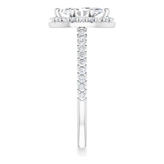 Halo-Style Engagement Ring