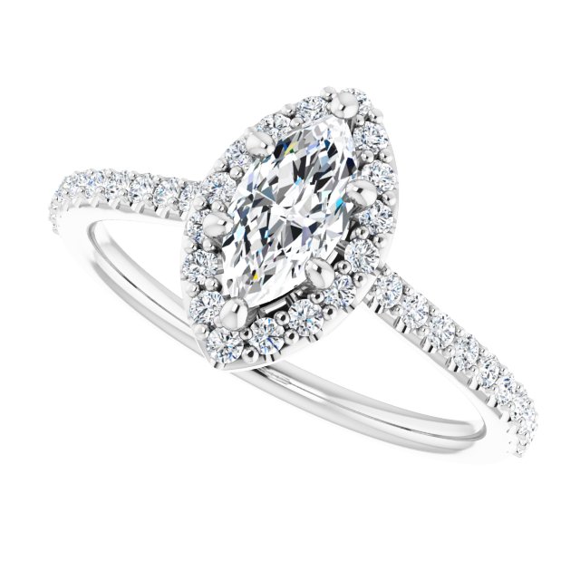 Halo-Style Engagement Ring