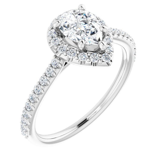 Halo-Style Engagement Ring
