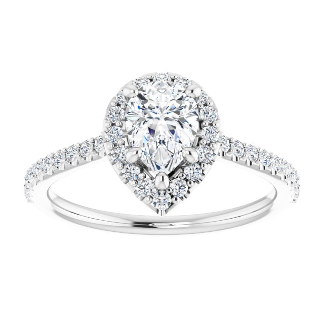 Halo-Style Engagement Ring