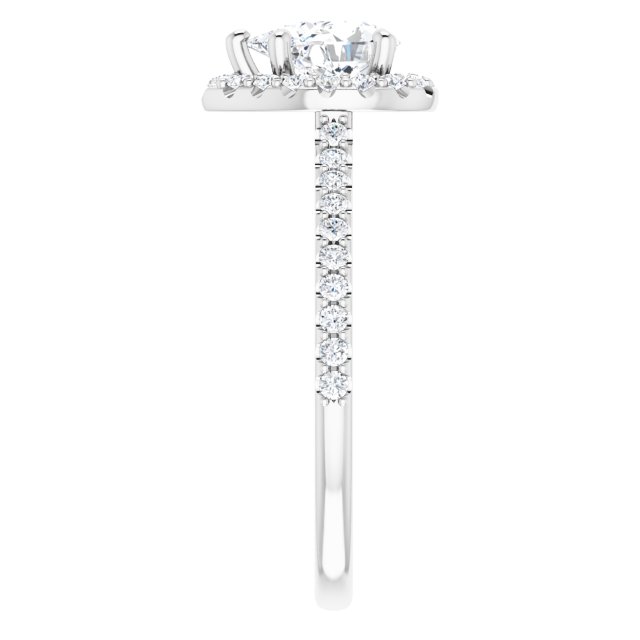 Halo-Style Engagement Ring