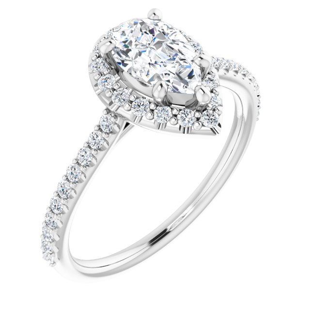Halo-Style Engagement Ring