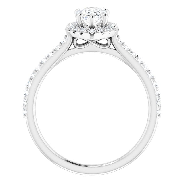 Halo-Style Engagement Ring