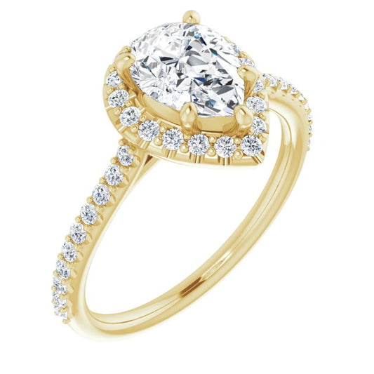 Halo-Style Engagement Ring