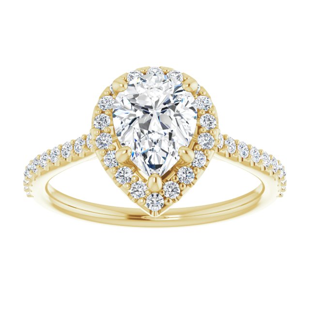 Halo-Style Engagement Ring