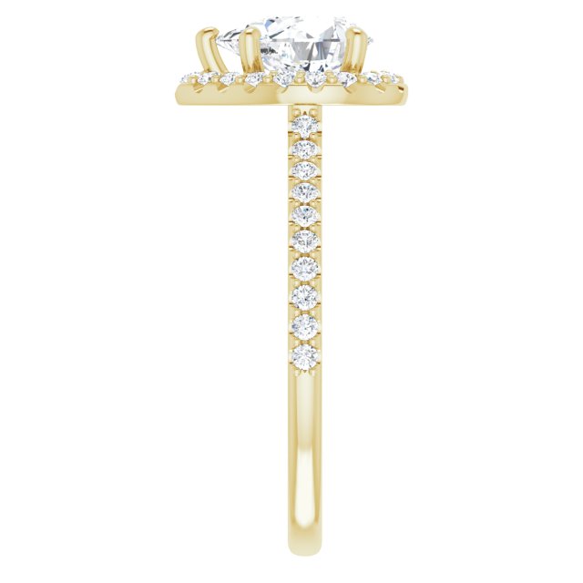 Halo-Style Engagement Ring