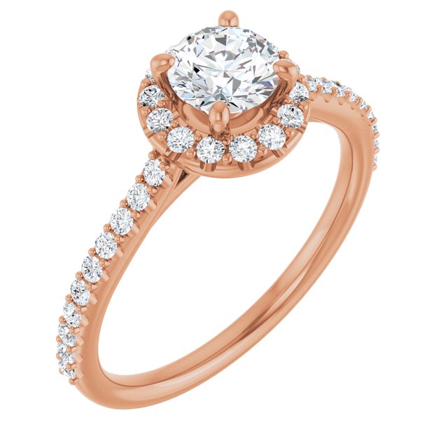 Halo-Style Engagement Ring
