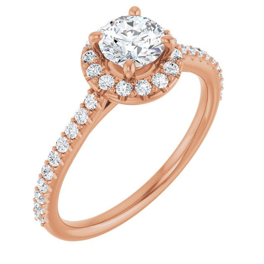 Halo-Style Engagement Ring