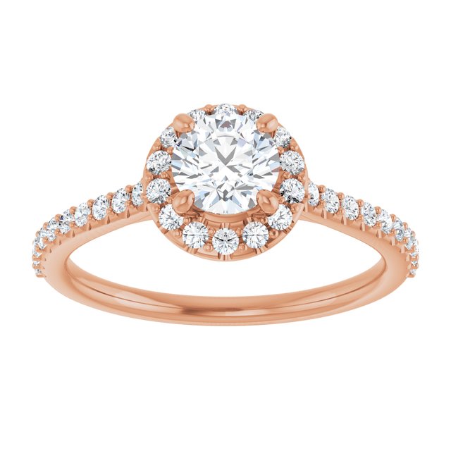 Halo-Style Engagement Ring