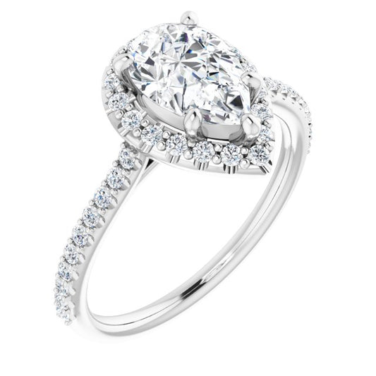 Halo-Style Engagement Ring